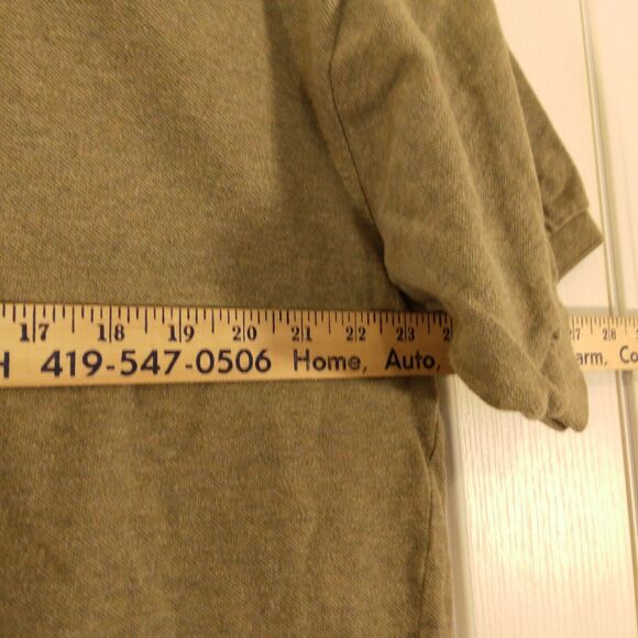 Polo Ralph Lauren vintage polo shirt mens XL XLarge green cotton pony logo short - Picture 4 of 7